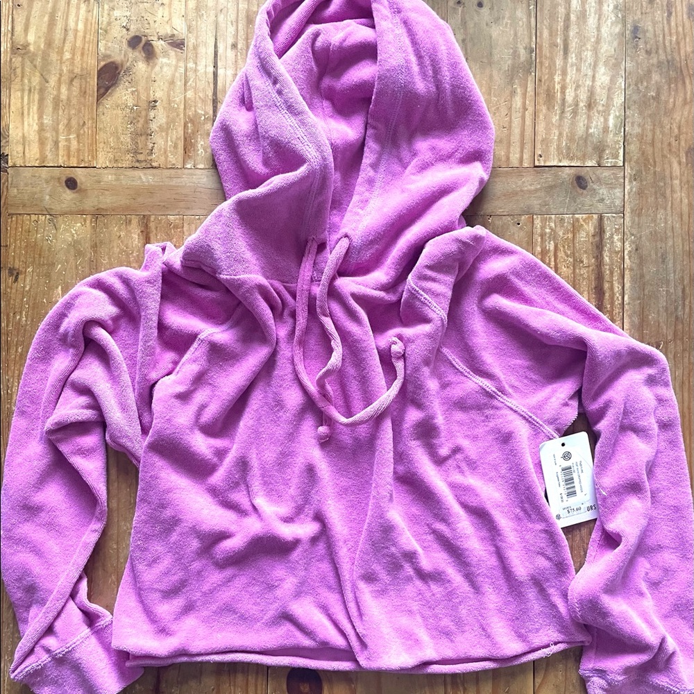 NWT Year of Ours Cropped Sweatshirt Pink size L